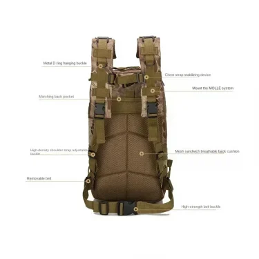 Outdoor Backpacks Tactical Sports Camping Hiking Trekking Fishing Hunting Bags Outdoor Hiking Bag 4