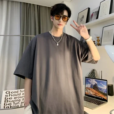 Man Summer Super Soft White T Shirts Men Short Sleeve Cotton Blank T-shirt Streetwear Basic Casual Tee Shirt Tops S-XXXXXL Plus 6