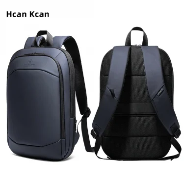 HcanKcan Business Backpack Men Expandable Travel Backpack Slim Casual 15.6 Inch Laptop Bag Waterproof Daily Work School Backpack 1