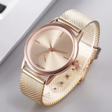 Pffee Silver Rose Gold Watches For Women Fashion Quartz Wrist Watch Ladies Elegant reloj mujer Gifts 3