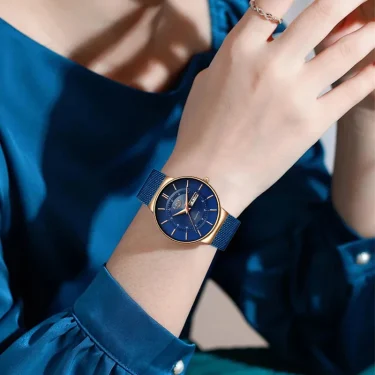 LIGE Quartz Stainless Steel Women Wristwatch Retro Hot Style Great Japanese Movement Quality Fashion Waterproof Watch for Women 5