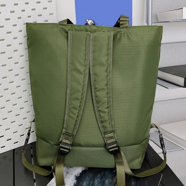 Unisex Casual Tote Bag Lightweight Women&Men Carry On Backpack Large Capacity Solid Colour Multifunctional Versatile Outdoor Bag 4