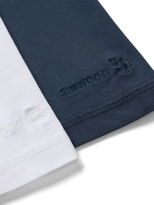 SIMWOIOD High Standard 2025 Summer New Oversize 260gsm 100% Cotton T-shirts Men Comfortable Breathable Tops Plus Size Tees 4