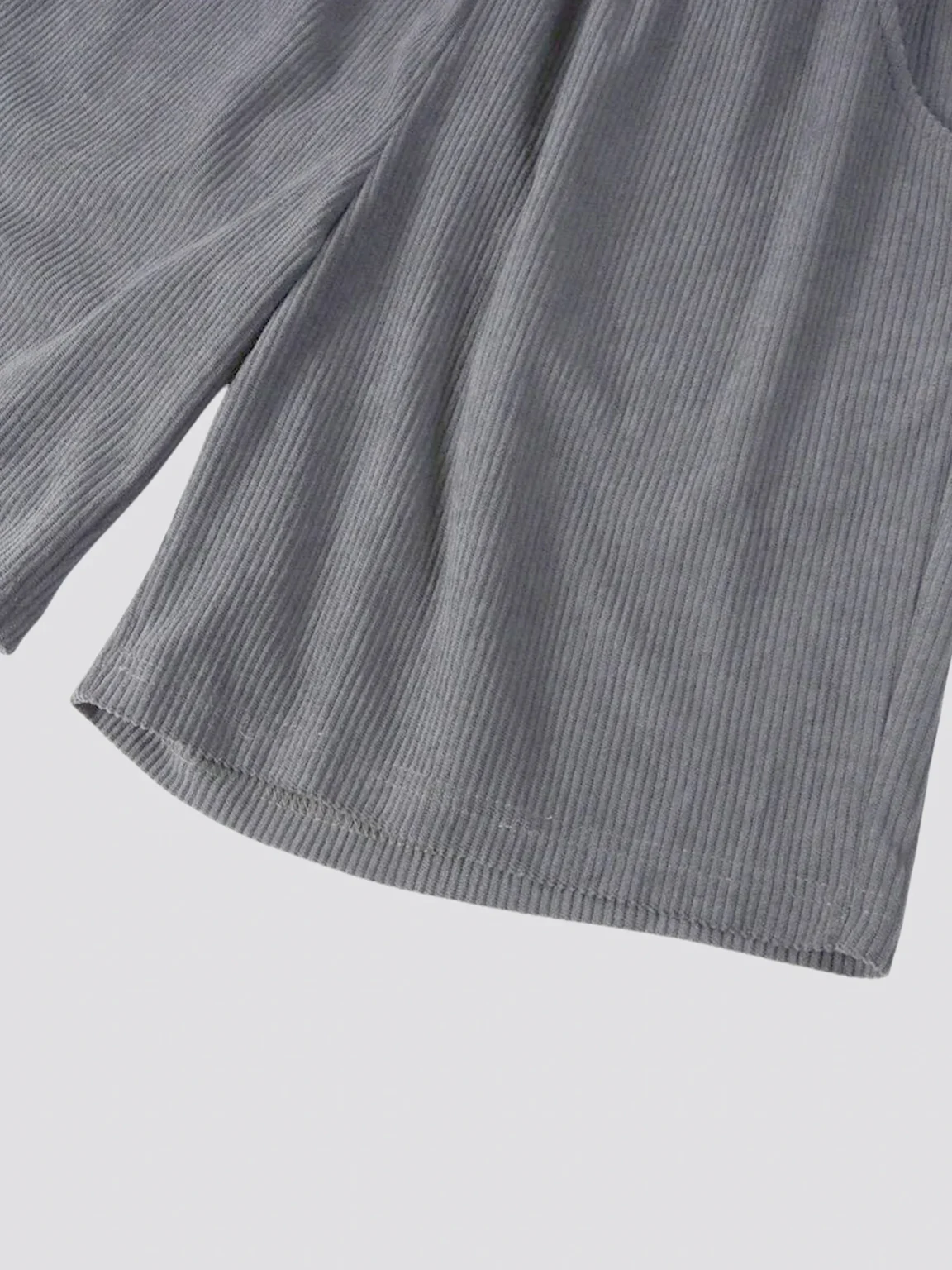 Fitness T-shirt Men's new round neck corduroy summer casual clothes thread running short sleeve T-shirt 6