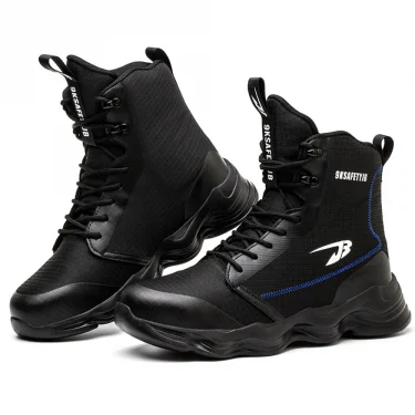 Motorcycle Boots black Motorbike Riding Shoes Men's Motorbike Riding Ankle Type Shoes Protective Boots Four Seasons Botas Moto 1
