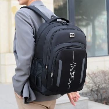Men's Backpacks Oxford Waterproof Rucksack Business Computer Bag Casual Travel Backpack Senior High School Student Schoolbag 2