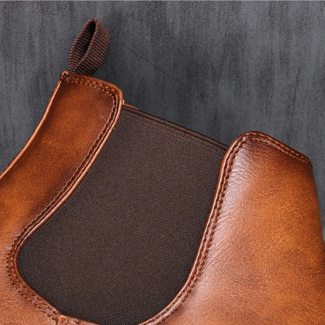 40~46 Men Chelsea Boots Brand Retro Comfortable Fashion Men Boots 5