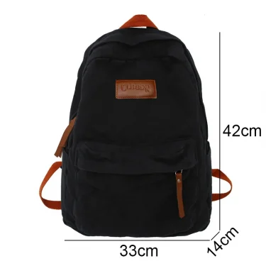 New Cool Girl Boy Canvas Green Laptop Student Bag Trendy Women Men College Bag Female Backpack Male Lady Travel Backpack Fashion 4