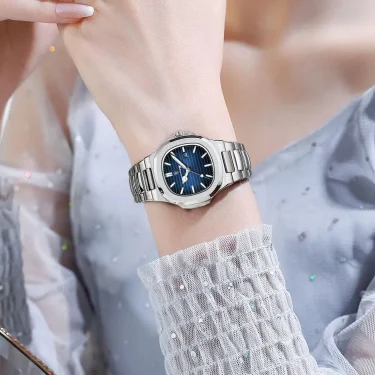 POEDAGAR Elegant Women Wristwatch Waterproof Luminous Calendar Ladies Watch Square Stainless Steel Quartz Women's Watches Female 6