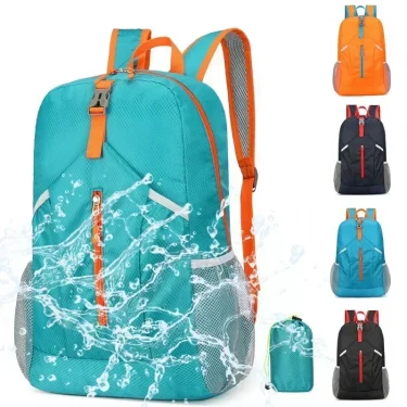 25L Light Folding Waterproof Unisex Hiking Fitness Camping waterproof Climbing Travel Bag Outdoor Sports Leisure Backpack 1
