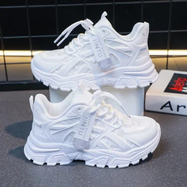 Girls Sneakers 2024 Children Casual Shoes Mesh Platform Designer Tennis Sneaker 6 To 12 Years Kids Sports Shoe for Girl 5