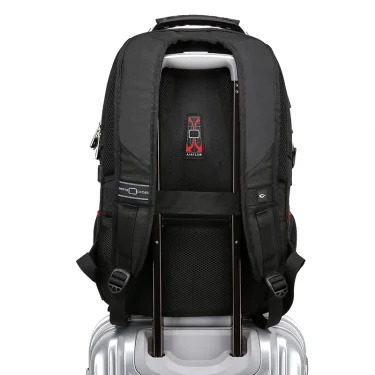 Waterproof 20 Inch Laptop Backpacks USB Charging School Bag Anti-theft Men Backpack Travel Backpack Male Mochila High Capacity 3