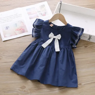 Baby Girls Dresses Summer Sleeveless Birthday Party Princess Dress Kids Sundress Dresses for 12M to 5Y Toddler Clothes 5