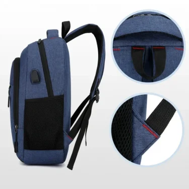 Mens BackPack LargeCapacity Simple Fashion Travel Female Student ComputerBag 4