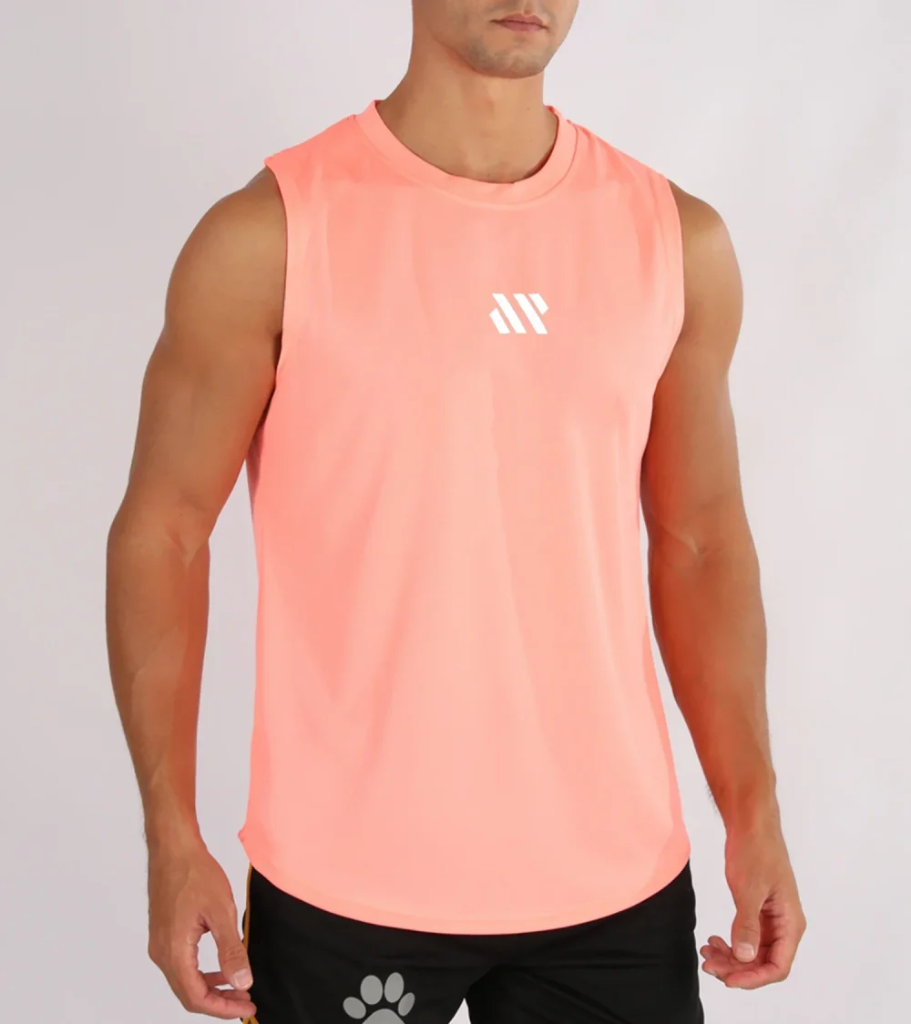 Runnin Tank Top Men Casual Sport Vest Gym Quick Dry Training Tanktop Men's Workout Singlets Bodybuilding Vests Sleeveless Shirt 4