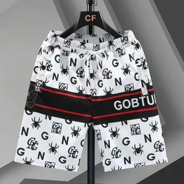 2024 Summer New Men's 3D Custom Quick-drying Trend Stacked Swimming Beach Pants Fashion Trend Essential Shorts Fashion Y2k 5