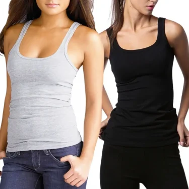 Classic Men Women Cotton Tank Top Summer Casual Fitness Bodybuilding Singlet Solid Color Outerwear Sweatshirt Sleeveless T-shirt 1