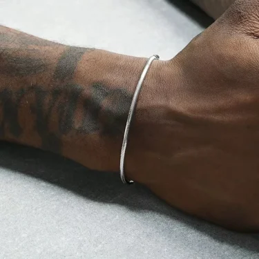 925 sterling silver 3MM Snake Chain Bracelet Men Hip Hop Simple Bracelet For Women Fashion Charm Punk Party Jewelry Wholesale 4