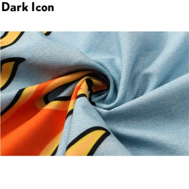 Dark Icon Flame Polo Shirt Men Summer Thin Material Holiday Beach Hawaiian Shirts Vintage Men's Shirt 6