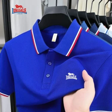 Summer men's high-quality short sleeved polo shirt, new fashionable, casual, breathable and cool top 1