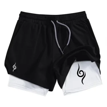 2 in 1 Workout Running Shorts for Men Gym Performance Shorts with Phone Pocket Towel Loop Athletic Quick Dry Shorts RL0333 5