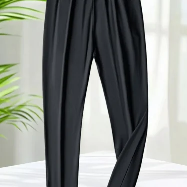 7XL Ice Silk Pants for Men Summer Lightweight Quick Dry Cooling Stretchy Casual Pants Daily Trousers Men Drawstring Sweatpants 4
