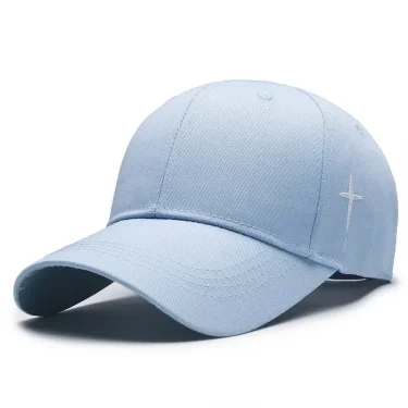 New Cross Water Drop Embroidery Baseball Caps Unisex Simple Solid Sunshade Cap Men Outdoor Adjustable Casual Sunscreen Hat 4