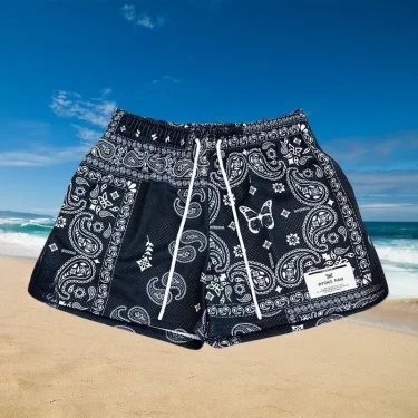 Ryoko Rain Hot Selling Summer Men's And Women's Fashionable Beach Casual Shorts, Sports Fast Drying Breathable Plus Size Shorts 1