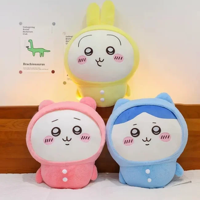 New Usachi Chiikawa Doll Jiikawa Chikawa Nightwear Pajamas Series Cartoon Doll Plush Toy Home Decor Pillow Children's Gift 4