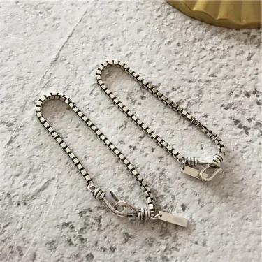 925 Sterling Silver Geometric Bracelet Simple Charm Elegant Women Accessories Birthday Party Gift Exquisite Jewelry Free Shippin 5