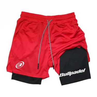 New Men's Padel Sport Shorts Summer Male Breathable Tennis Shorts Quick-Drying Badminton Trousers Outdoor Running Sportwear 3