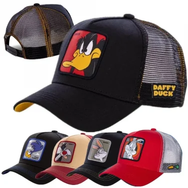 Hot Sale Unisex Anime Cartoon Cap High Quality Patch Draw Baseball Cap Men Trucker Hat 1