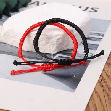 Lucky Red Thread Bracelet for women men Tibetan Buddhist Adjustable Handwoven Braided Rope Knots Bracelets Jewelry Wristbands 3