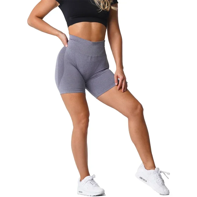 Seamless Shorts for Women Push Up Booty Workout Shorts Fitness Sports Short Gym Clothing Yoga Shorts 2