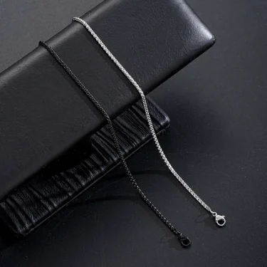 Stainless Steel Snake Bone Chain Bracelet Set for Men Women Punk Hip Hop Black Silver Color Couple Bracelets Party Jewelry Gifts 5