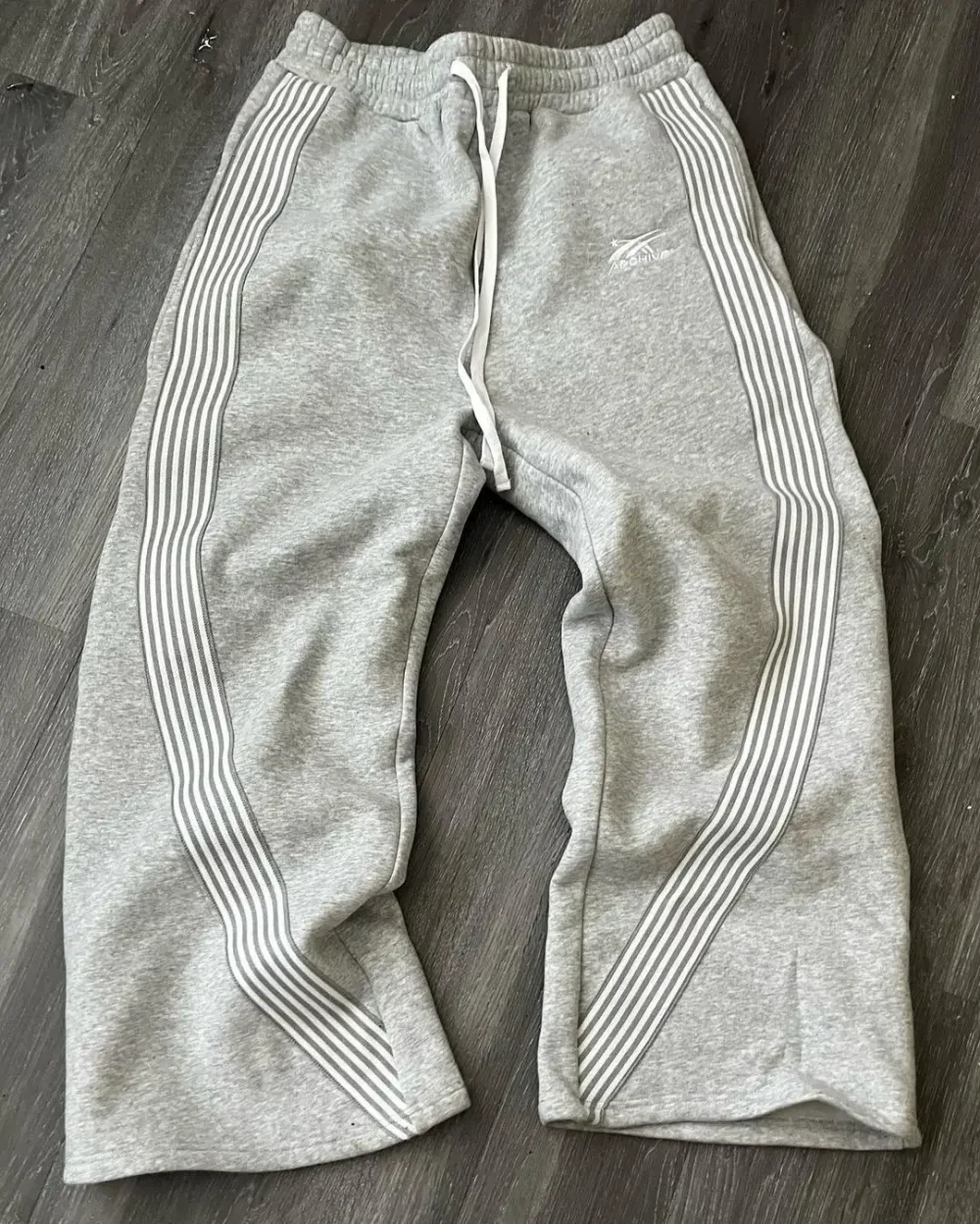 Y2k Embroidered Gray Casual Pants Camo Functional Tactical Functional Men's Women's Premium Jogging Drawstring Sweatpants 2