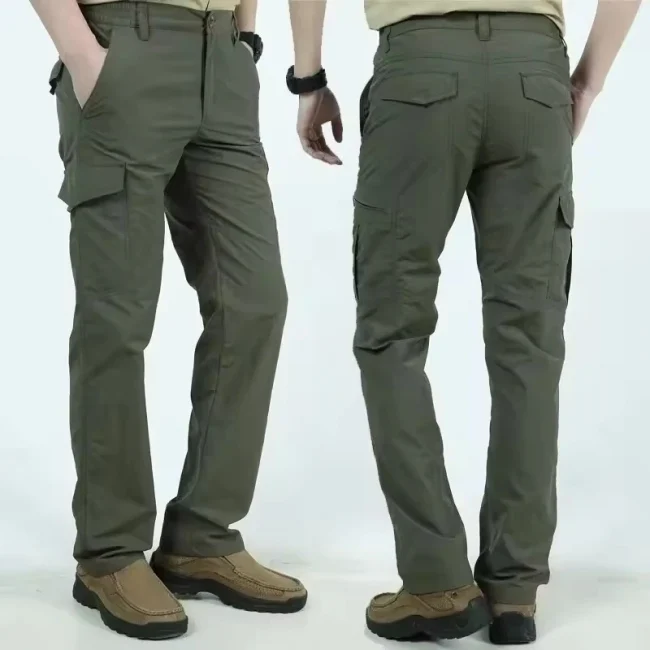 Military Tactical Pants Cargo Men Waterproof Trousers Casual Pants Wear-resistant Multi-pocket Outdoor Hiking Work Trousers Male 3