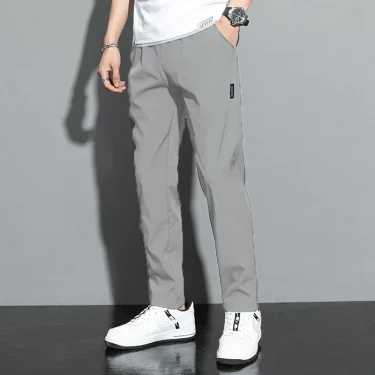 New 2025 Summer Elastic Men Running Sport Pants Jogging Sweatpants Casual Outdoor Training Gym Fitness Trousers M-4XL 5XL 2
