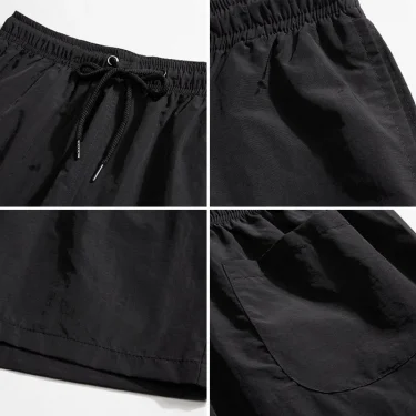 Short Pants for Summer Thin Style Quick Drying Three Part Pants Beach Pants Swimming Pants Home Casual Pants 6