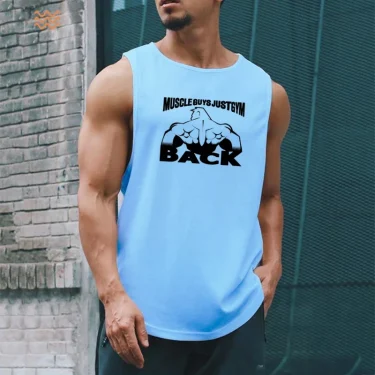 Summer Breathable Quick Dry Vest Gym Fitness Training T-Shirt Men's Bodybuilding Sleeveless Shirt 3D Printed Fashion Vest 4