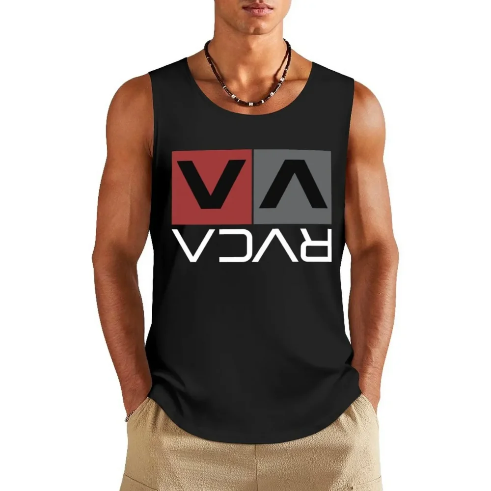 Funny Letter Print Men's Tank Tops Hawaiian Beach Surf Sleeveless Shirts Fashion Gym T-shirt Man Summer Casual Run Fitness Vest 1