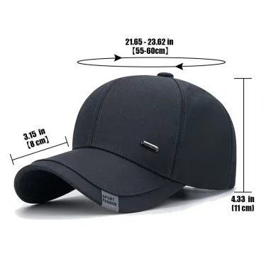 New Fashion Men's Cotton Clothing Cloth Middle-Aged Baseball Cap Trucker Caps Classic Outdoor Casual Sports Dad Cap Hats 6