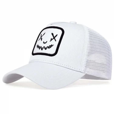 Unisex Personality Embroidery Baseball Net Caps Spring and Summer Outdoor Adjustable Casual Hats Sunscreen Hat Sports Golf Cap 3