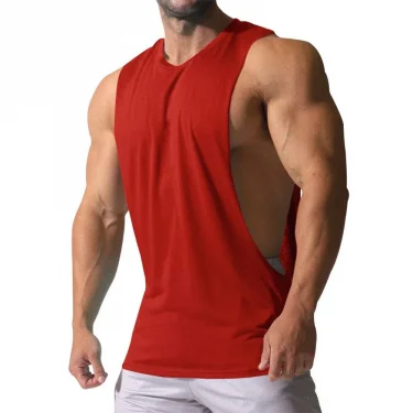 Men’s Gym Tank Top Summer Fitness Cotton Tank Top Men Jogging Bodybuilding Sleeveless Shirt Breathable O-Neck Casual Muscle Vest 5