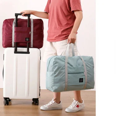 Foldable Travel Duffel Bag for Airlines Carry on Bag for Women and Girls Lightweight Large Capacity Sports Weekend Trip Overnigh 4