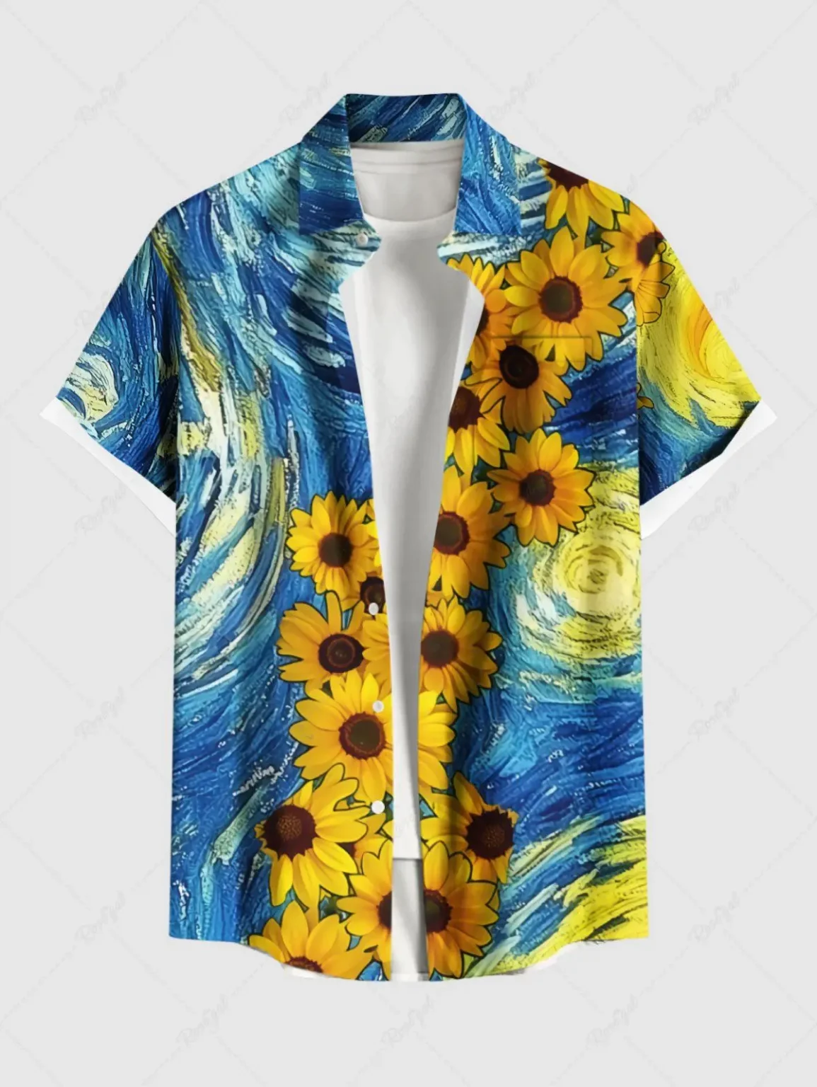 Summer Holiday Men's Hawaiian Shirts 3D Printed Short Sleeved Button Down Lapel Shirts Oversized Tops Casual Shirts For Men 2