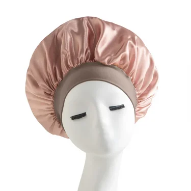 Satin Hat Sleep Silk Round Fabric Protect Hair Comfort Hair Night Anti-frizz Sleeping Hat Four Seasons Breathability Sleep Cap 6
