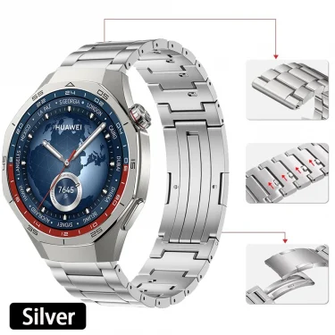 22mm 20mm Titanium Strap for Huawei Watch GT5 Pro 46mm/GT5 4 3 2 2e Quick Release Bracelet Wristband for Huawei Watch 4 Pro Band 5