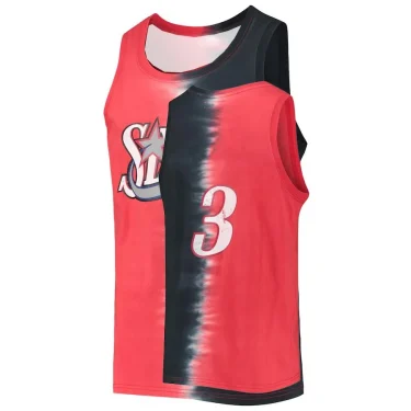 American Basketball Digital Printed Jersey Vest Round Neck Quick Drying Sports Vest Men'S Training Clothes Fitness Clothes Vest 1