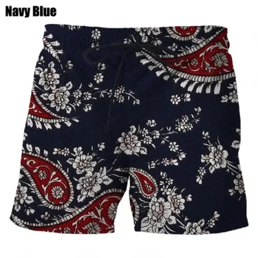 Ink Painting 3D Swimming Shorts Men Summer New Short Trunks Casual Comfort Beach Shorts Masculino Skateboarding Swimsuit 3